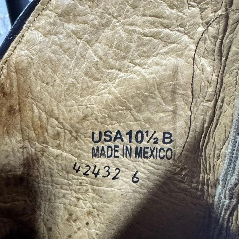 Johnny Ringo Cowboy Boots Womens 10.5 B Sagrada Western Leather - Picture 10 of 12